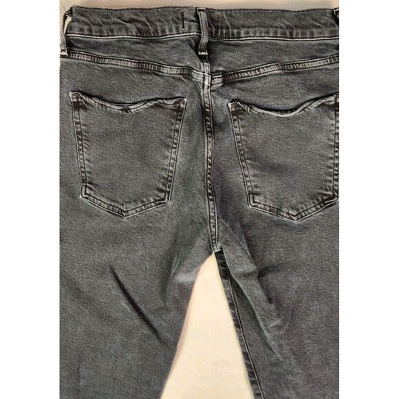 AGOLDE 90's Crop Mid Rise Loose Straight Jeans Black 27 - Picture 10 of 10
